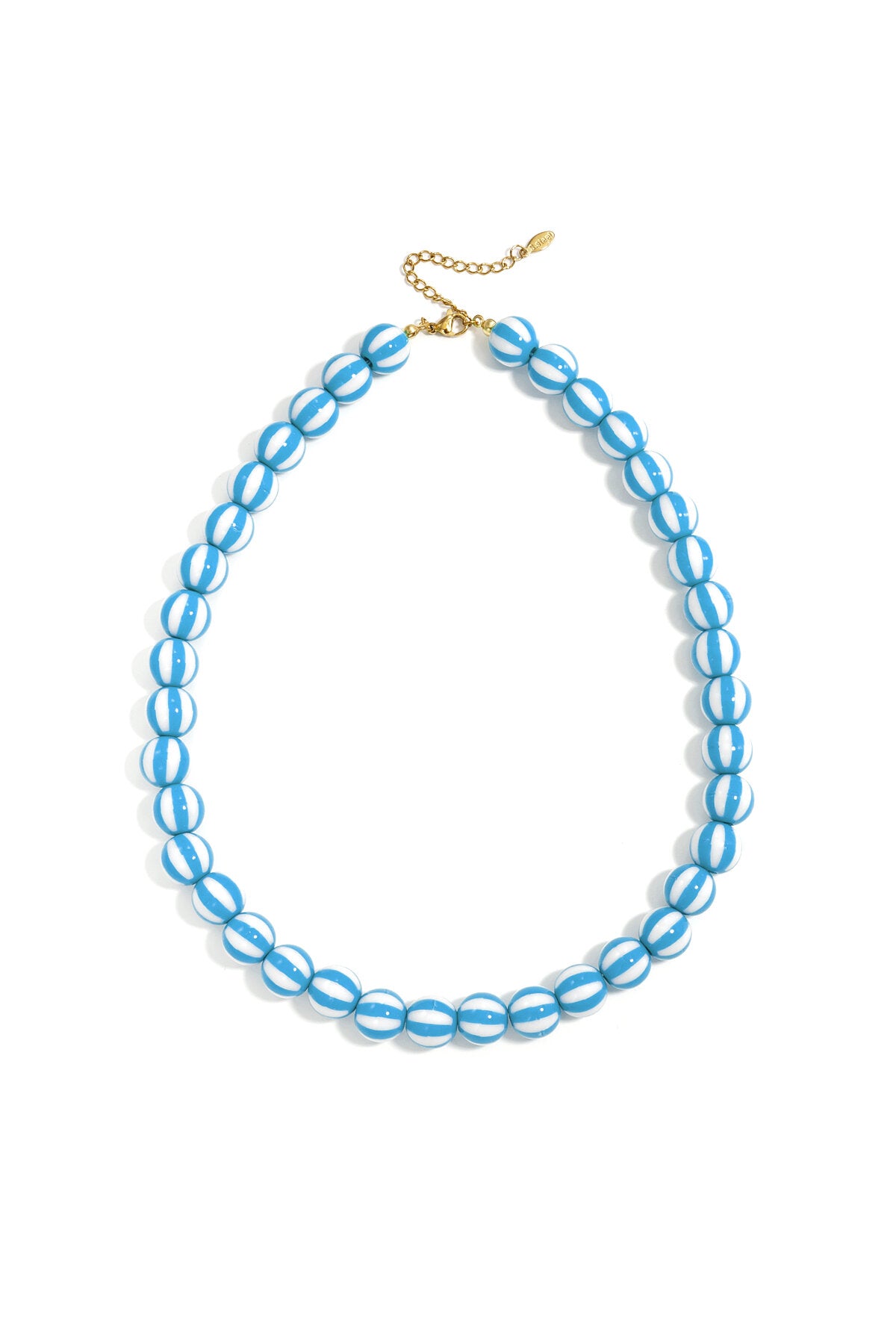 Kralenketting met gestreepte kralen