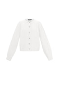 Gebreide Polyestervezel Vrouwen Cardigan Casual Solide Kleur Herfst/Winter