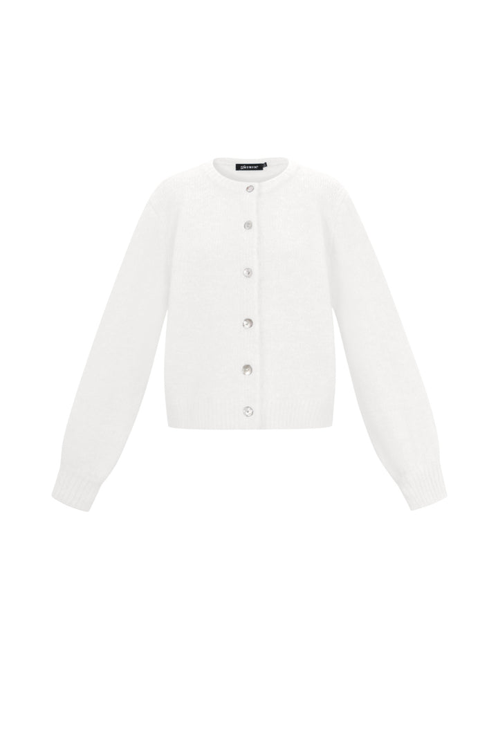 Gebreide Polyestervezel Vrouwen Cardigan Casual Solide Kleur Herfst/Winter