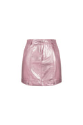 PU Minirok Sexy Solide Kleur Lente/Zomer