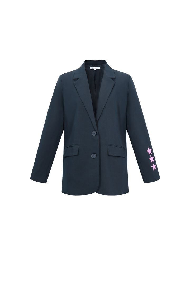 Geweven Polyestervezel Vrouwen Suit Set Casual Letters Ontwerp