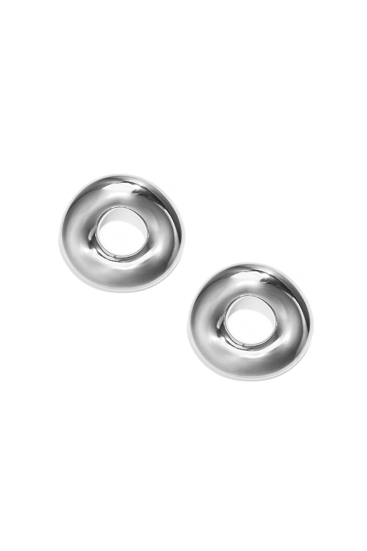 Statement oorbellen in donut vorm
