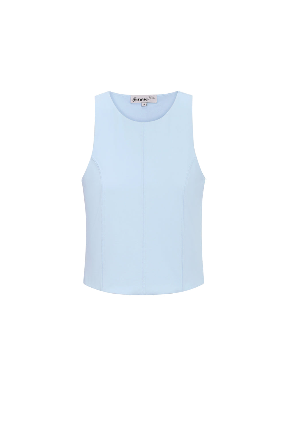 Gebreide Nylon Vrouwen Mouwloze Top Lente/Zomer Basis Solide Kleur