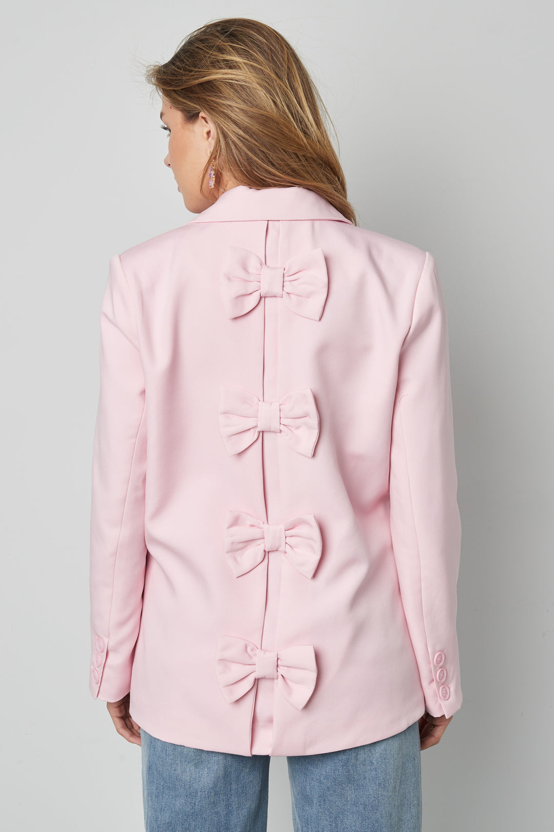 Polyester Vrouwen Suit Set Gesneden Boog Detail