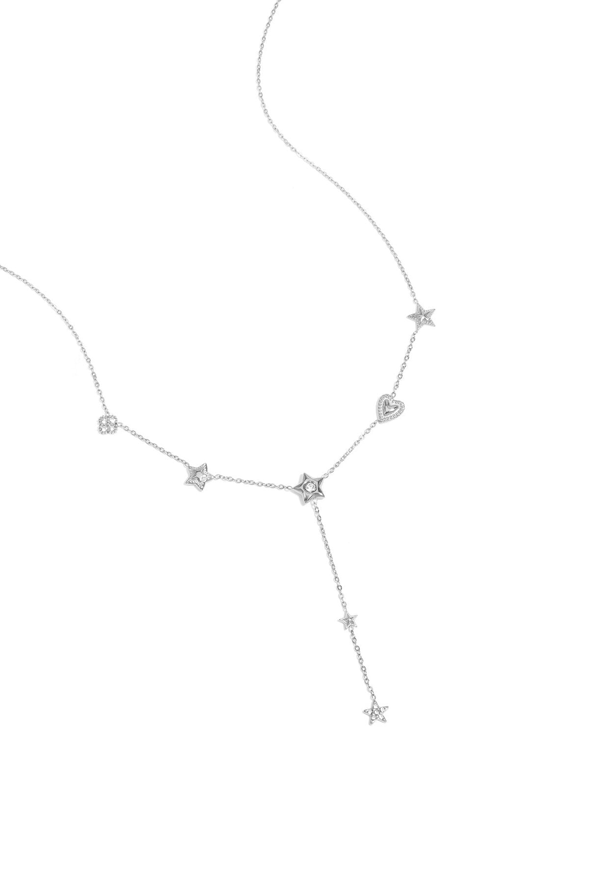 Roestvrijstalen hangerkettingen Star Casual Daily Simple Series Damessieraden