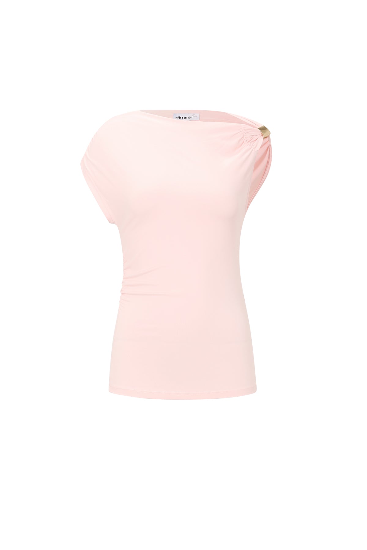 Off-shoulder top goud
