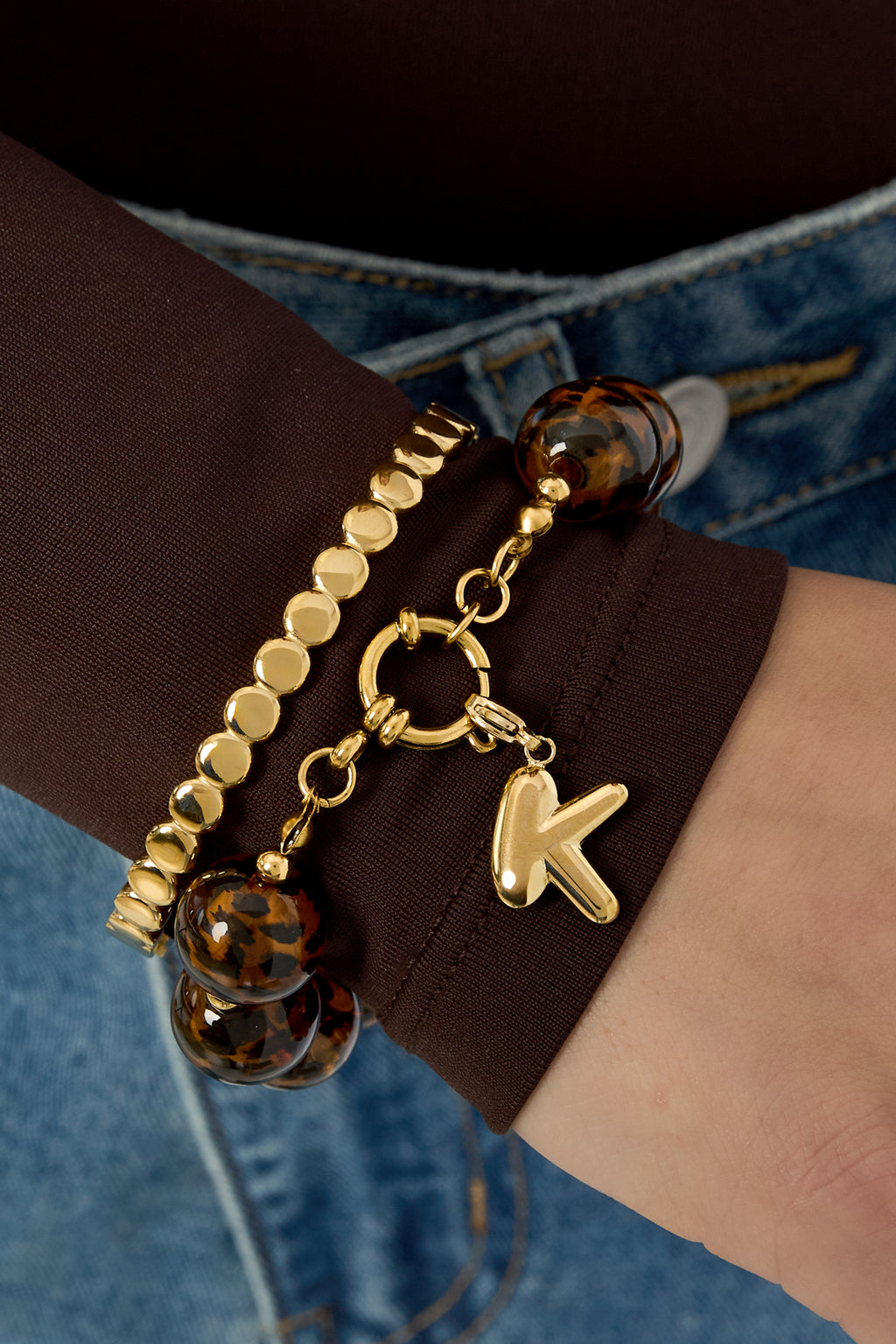 Sieraden bedel initiaal letter DIY