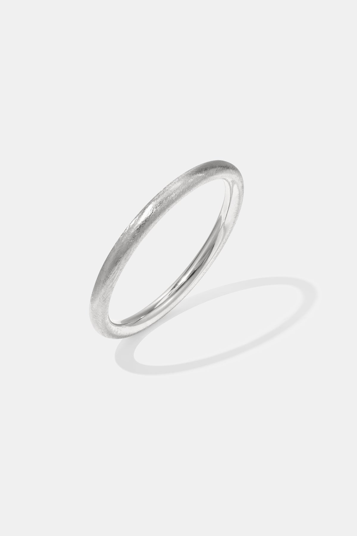 Bangle met brushed effect - 7 mm
