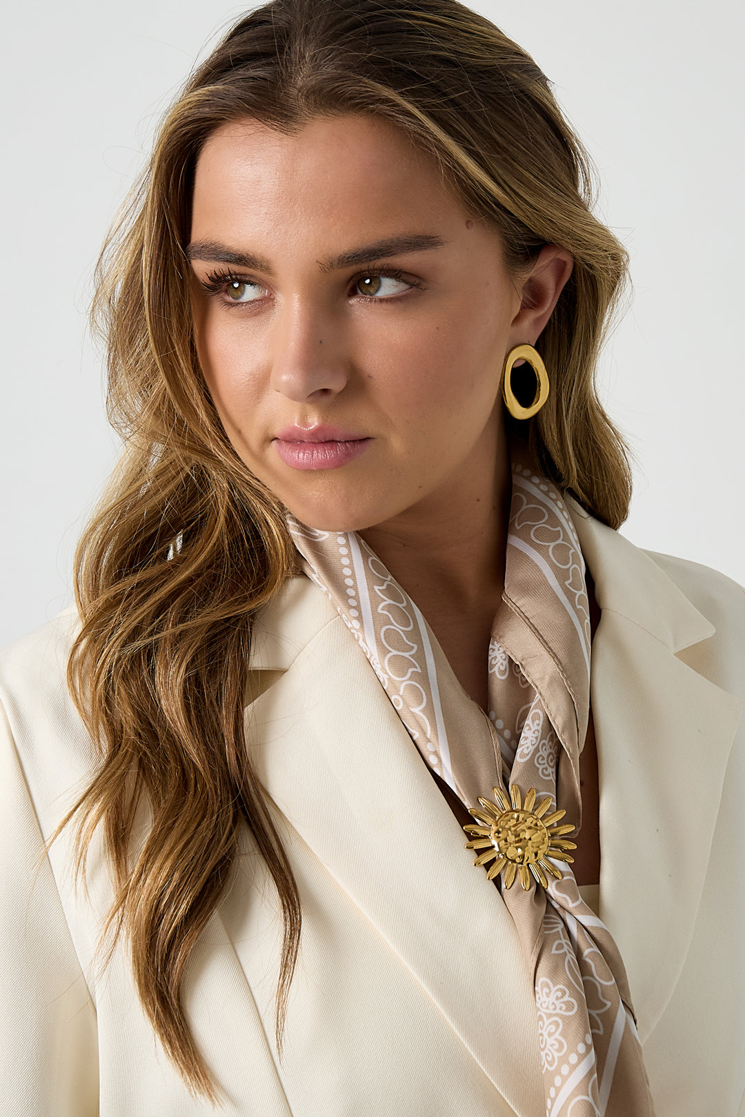 Roestvrijstalen broches Bloemen Casual Dagelijks Eenvoudig Serie Dames sieraden