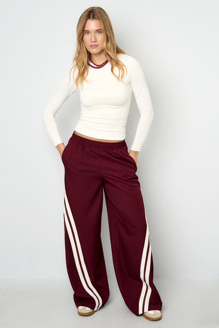 Gestreepte broek