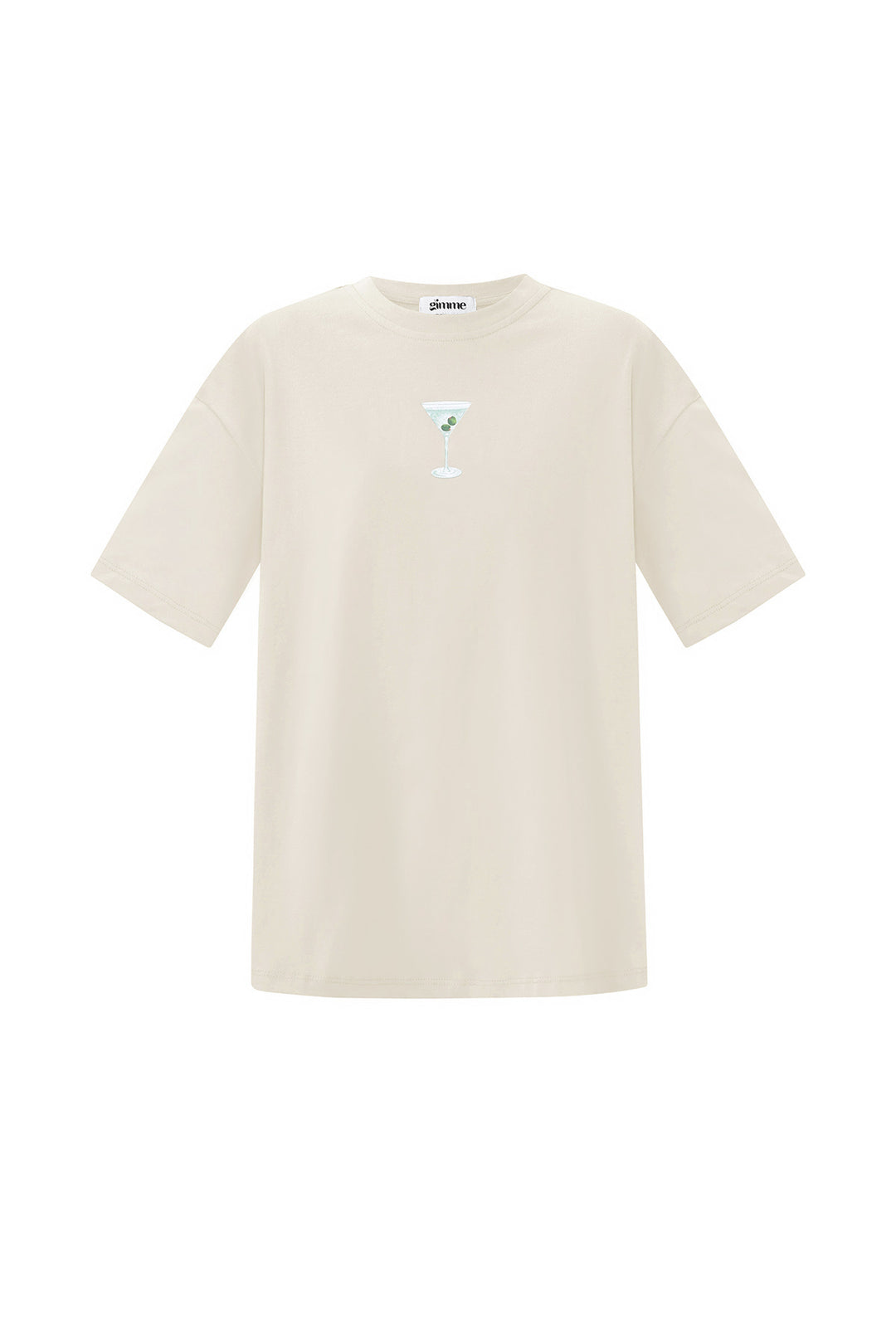 Katoen Gebreide Vrouwen T-shirt Casual Letters
