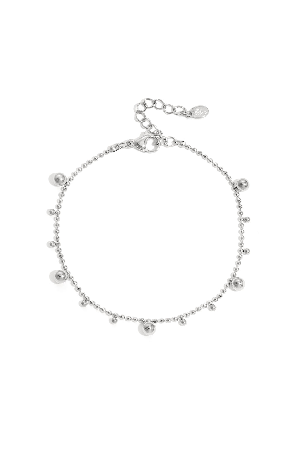 Armband met afwisselende bolletjes