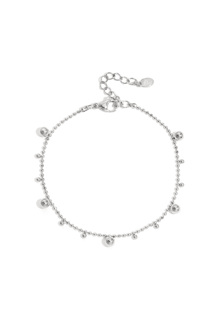 Armband met afwisselende bolletjes