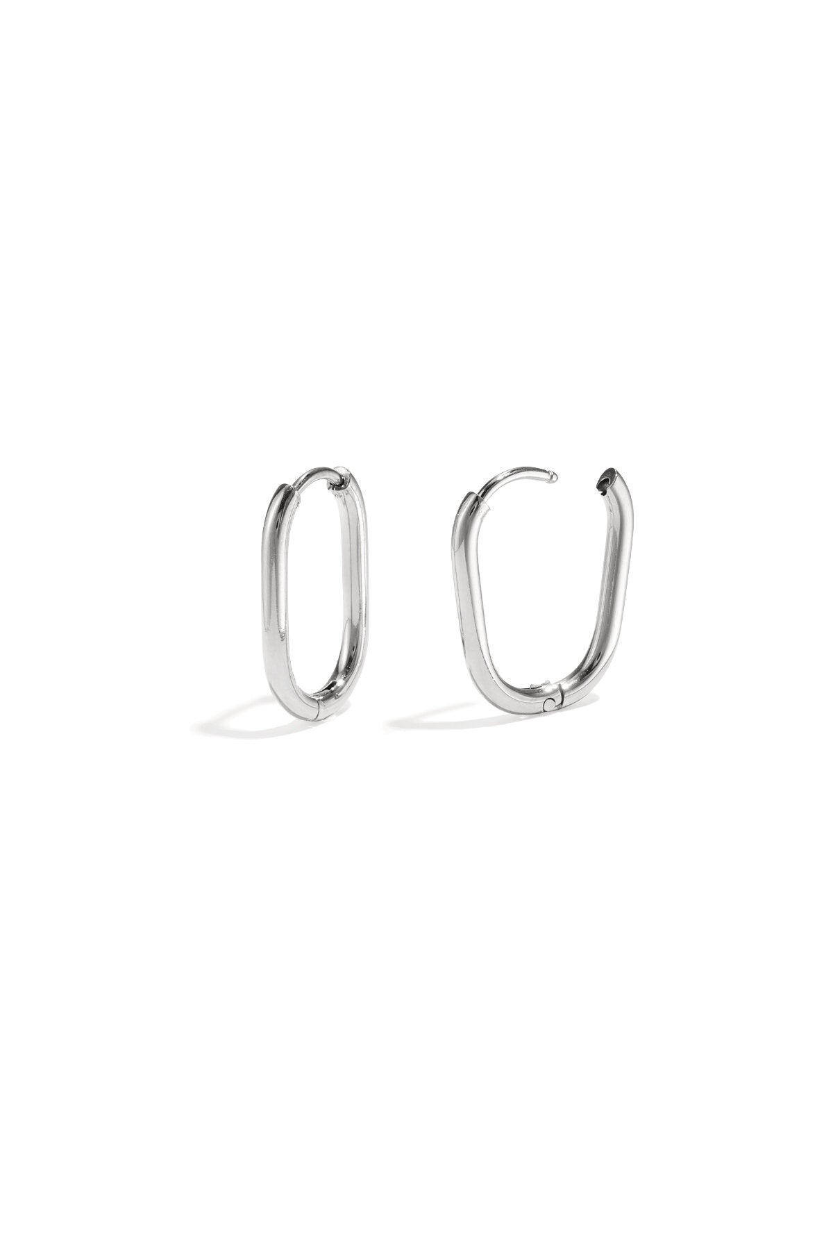 Ovale hoepels Stainless Steel