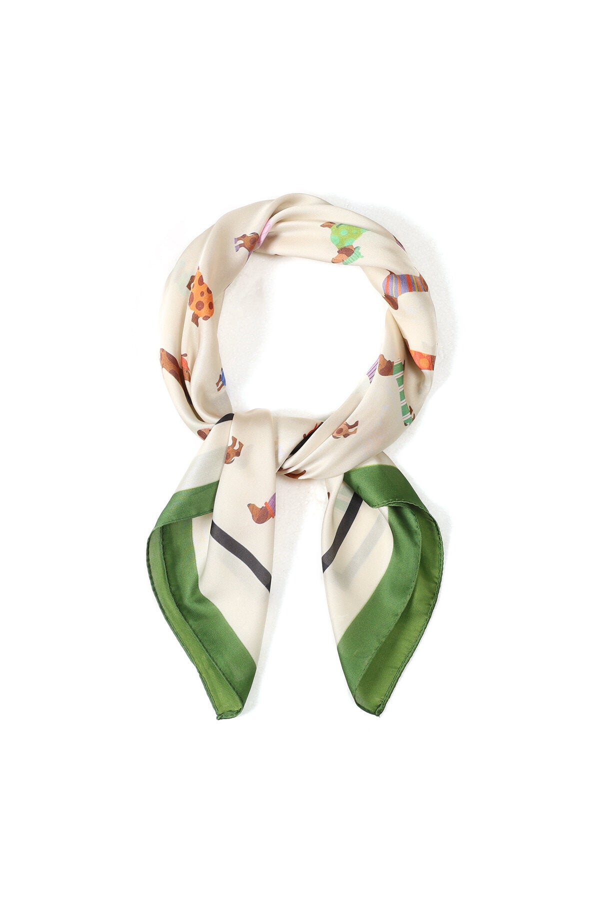 Zomersjaals met dierenprint, casual, polyester, dagelijkse accessoires
