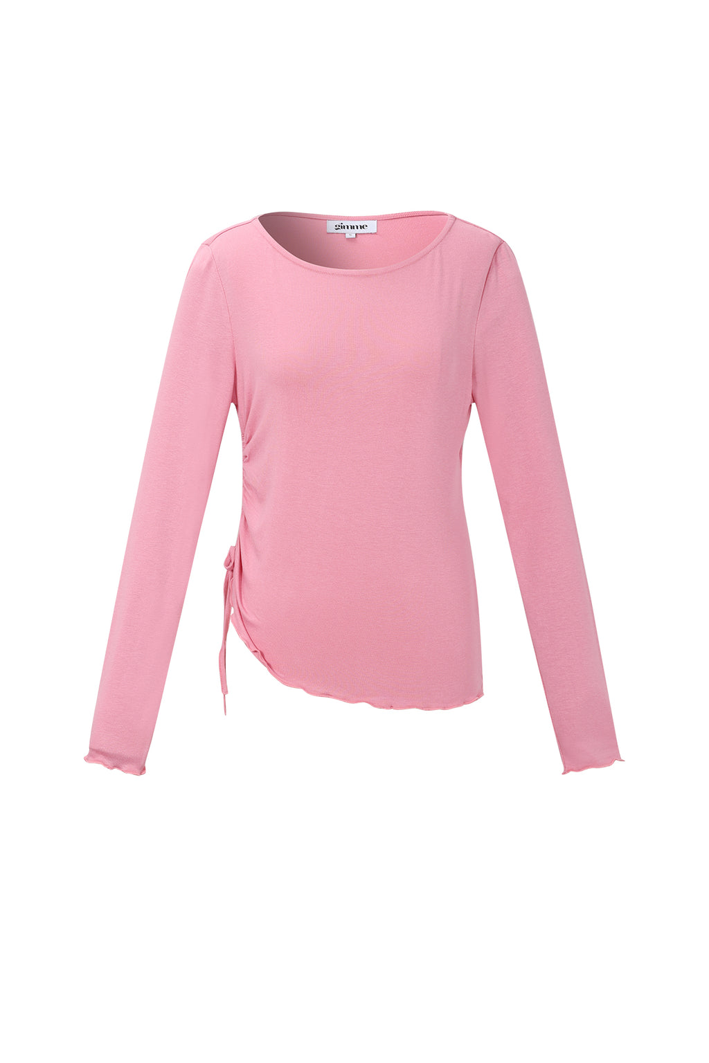 Geplooide longsleeve