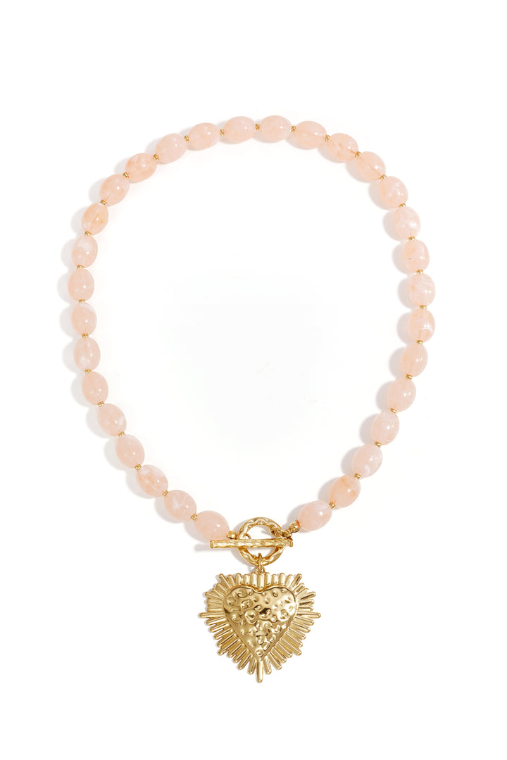 Kralenketting met frontsluitingcharm