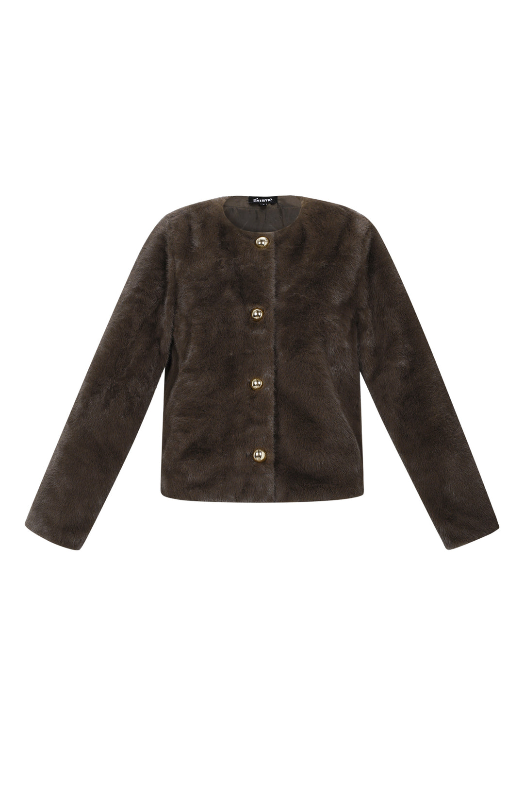 Woven Polyester Fiber Vrouwen Jas Elegant Solid Color Fall/Winter