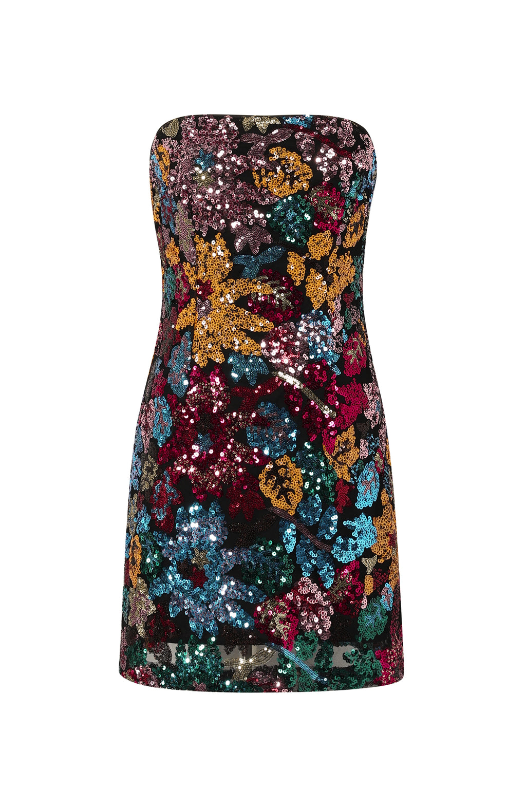 Strapless jurk voor een tropische avond