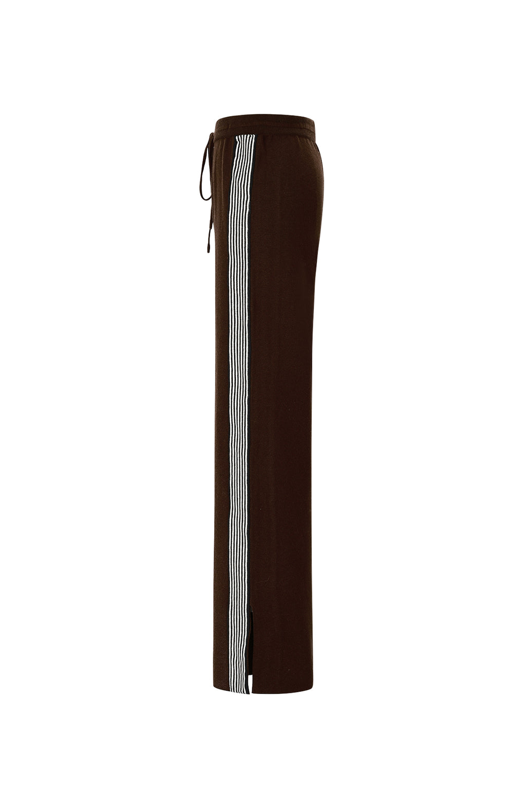 gebreide broek met strepen