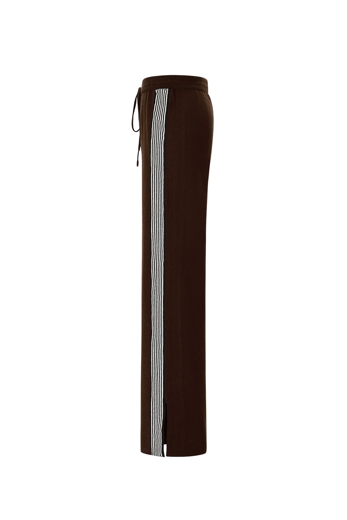 gebreide broek met strepen