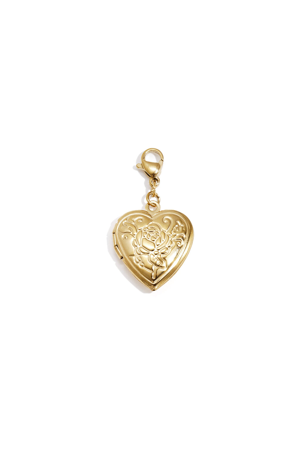 Sieraden bedel hart hanger foto roos DIY