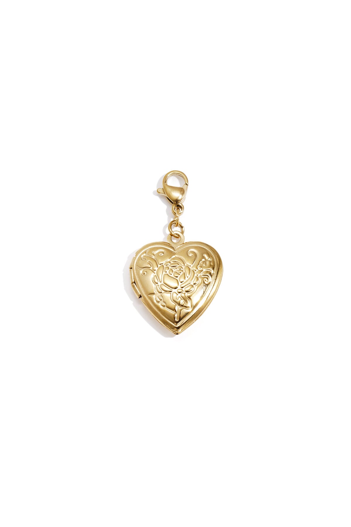 Sieraden bedel hart hanger foto roos DIY