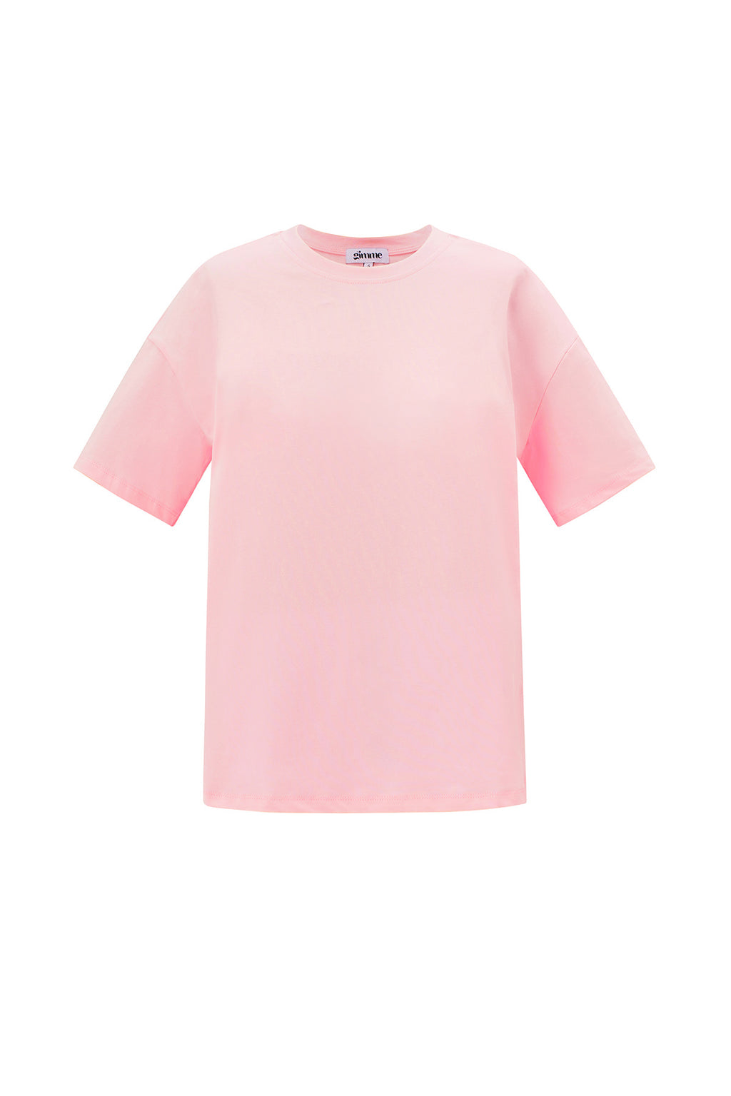 Katoen Gebreide Vrouwen T-shirt Casual Solide Kleur