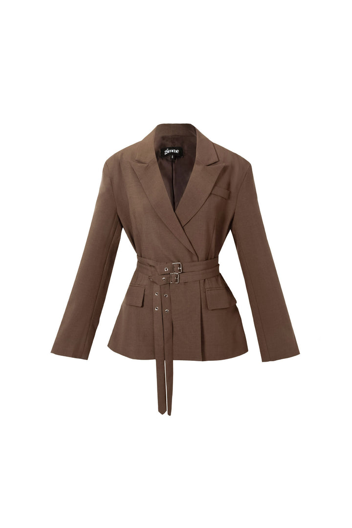Woven Polyester Fiber Vrouwen Suit Set Elegant Solid Color Fall/Winter