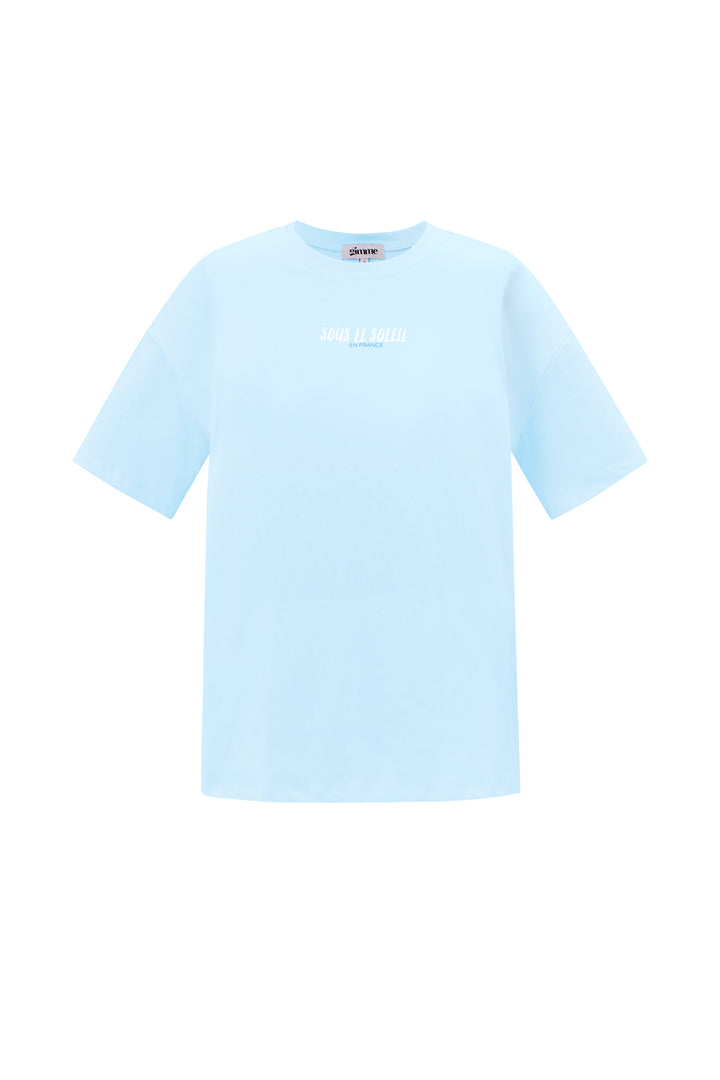 Katoen Gebreide Vrouwen T-shirt Casual Letters
