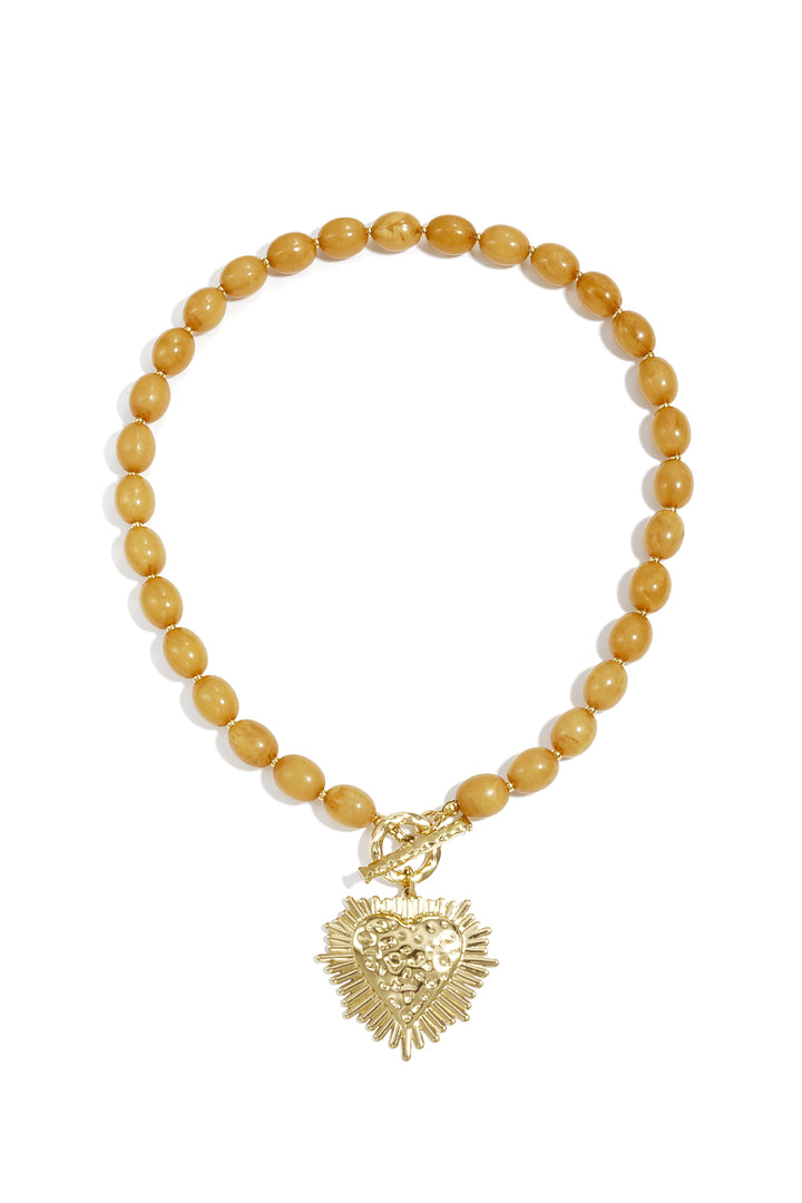 Kralenketting met frontsluitingcharm