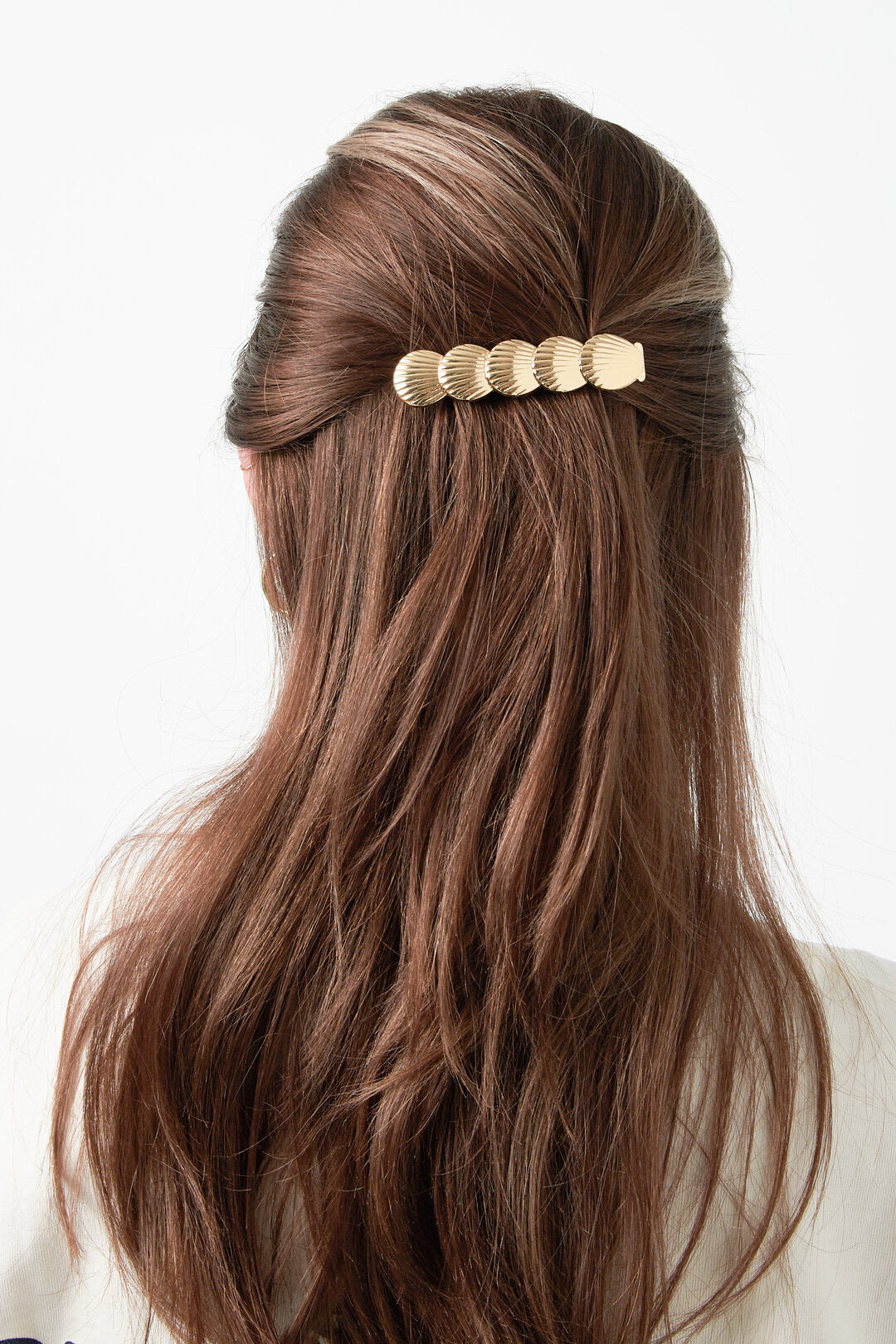 Haarclips van schelp, geschikt voor dagelijks gebruik, legering, vakantie-/strandaccessoires